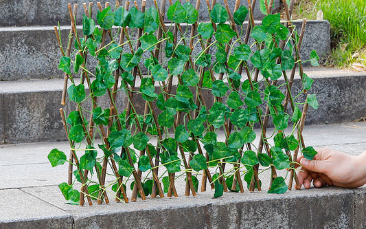 Clôture Extensible Feuillage Bois Anticorrosion