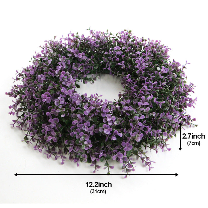 Couronne Artificielle Feuilles Zamioculcas Décorative