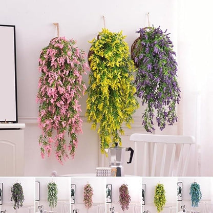 Vignes de fleurs artificielles suspendues
