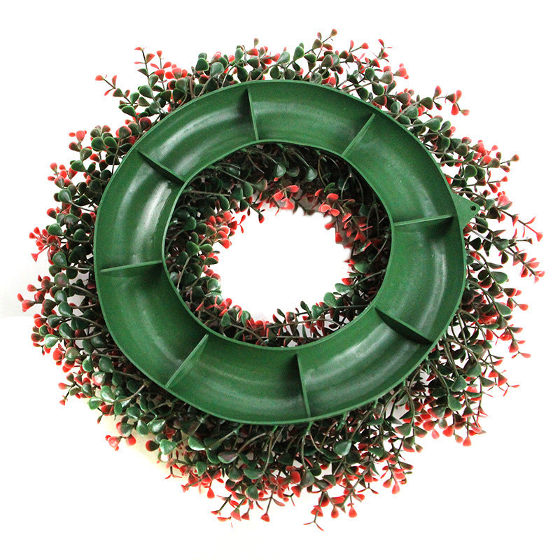 Couronne Artificielle Feuilles Zamioculcas Décorative