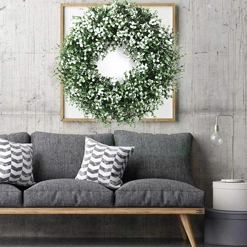 Couronne Artificielle Feuilles Zamioculcas Décorative