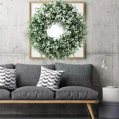 Couronne Artificielle Feuilles Zamioculcas Décorative